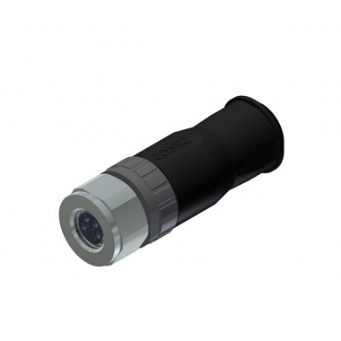 Wtyczka żeńska prosta M8, 42-00012