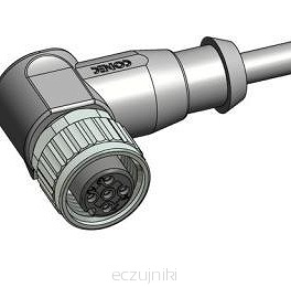 Przewód z wtyczką kątową M12, 43-10189