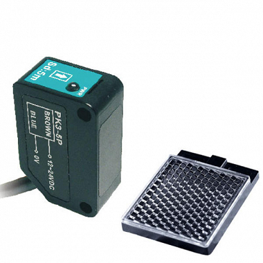 Czujnik optyczny, refleksyjny RiKO PK3-R2N odbłyśnik