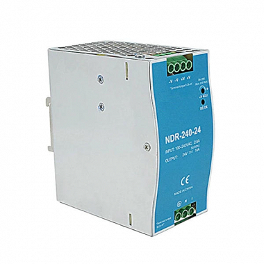 Zasilacz impulsowy na szynę DIN, 24V DC NDR-240-24