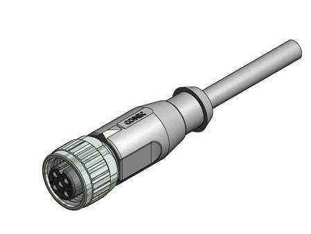 Przewód z wtyczką prostą M12, 43-10022