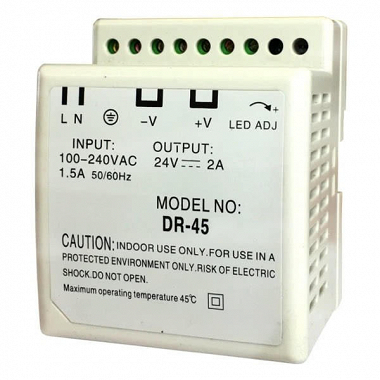 Zasilacz impulsowy 24V DC DR-45-24
