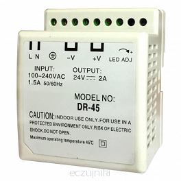 Zasilacz impulsowy 24V DC DR-45-24