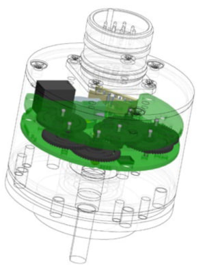 Budowa enkodera absolutnego wieloobrotowego